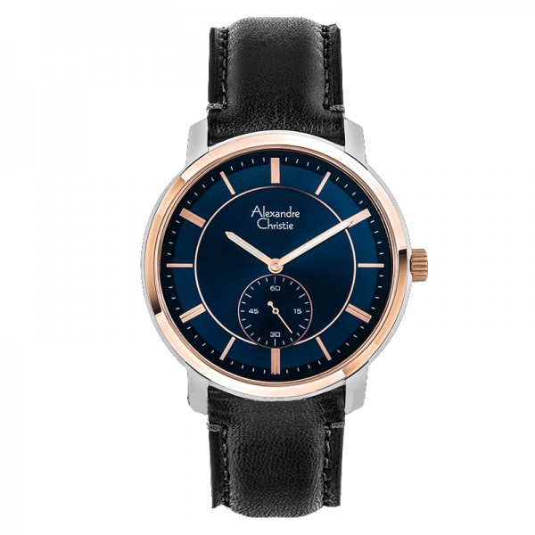 Alexandre Christie AC 8576 Silver Rosegold Blue MSLTRBU